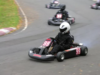 cornering go kart