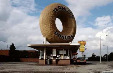 Keuken foto achterwand Los Angeles donut