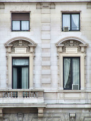 Fototapeta na wymiar ornate decorative windows