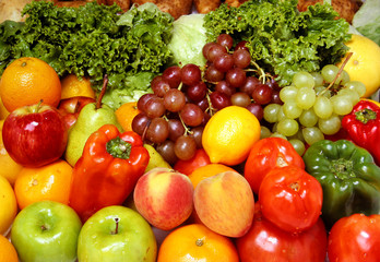 fresh fruits and vegetables