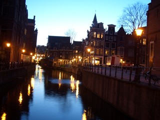 Naklejka na ściany i meble amsterdam city