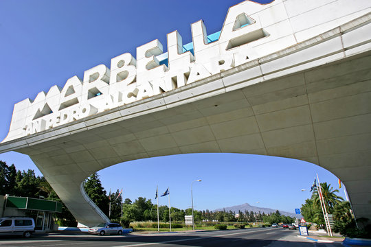 marbella arch in san pedro in spain