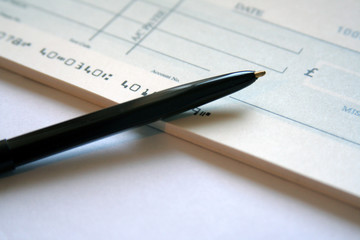 writing a cheque