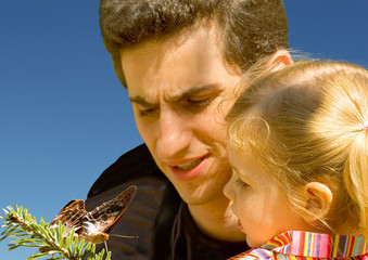 Pére et fille © Philippe LERIDON