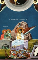 angel in religious fresco