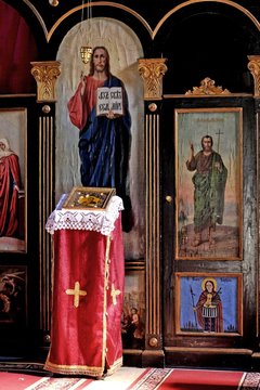 altar in monastery
