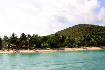 Fototapeta na wymiar plage Iles Grenadyny
