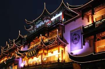 Fotobehang nacht in oud shanghai © Mary Lane