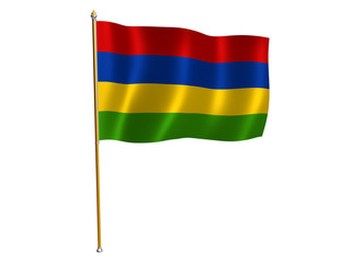 mauritius silk flag