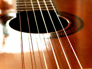 Obraz premium gitarre ganz nah