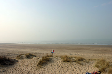 vue de la plage de ostende