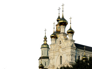 Fototapeta na wymiar orthodox domes