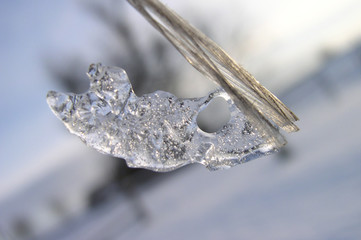 a piece of ice