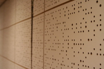 soundproof wall in a bandroom