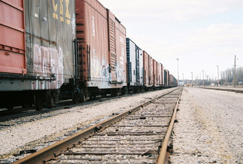 heading down the track