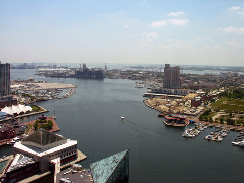 aerial harbor view