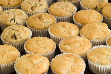 schoko- und ananas-muffins