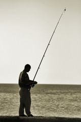 fishing man