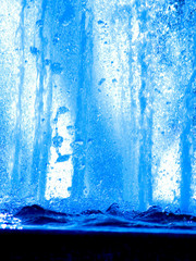 Naklejka na ściany i meble blue water abstract