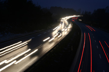 Obraz premium night traffic