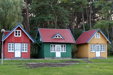 three houses