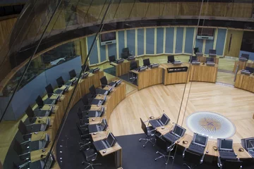 welsh assembly debating chamber © DaiPhoto