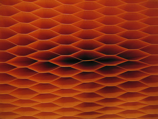 dark orange honeycomb pattern