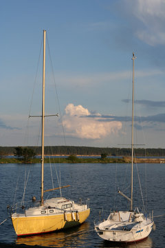 Fototapeta yachts