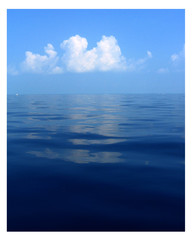calm blue ocean