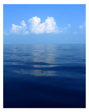 Fototapeta calm blue ocean