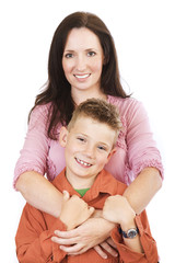 mother and son