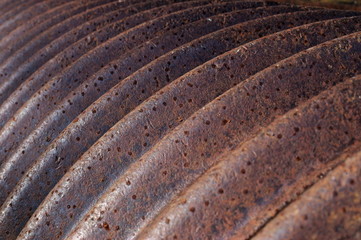 rouleaux agricoles rouillés