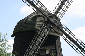 holzwindmühle in pommern