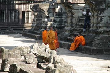 monks sit
