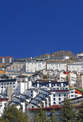 Fototapeta na wymiar Główny plac miasta Pradollano w Hiszpanii