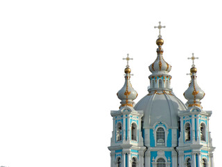 Fototapeta na wymiar Smolny Cathedral. St.Petersburg
