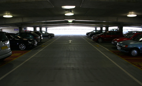 inside a car park