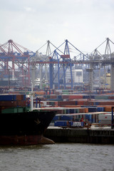 Naklejka premium hamburger hafen