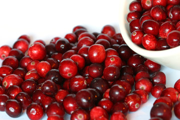 bowl of cranberries