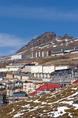 town of pradollano ski resort in spain