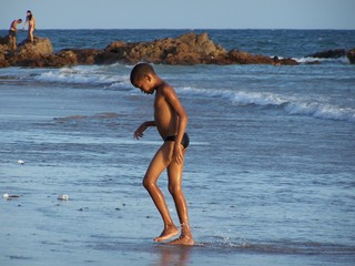 Fototapeta na wymiar on a brazilian coast