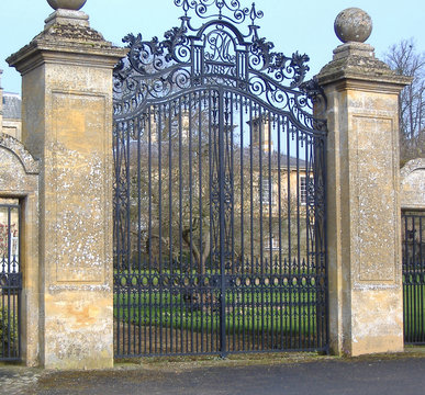 Ornate Iron Gates