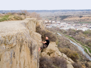 abseil the rimrocks - montana