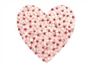 plum flowers heart ii