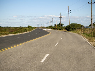 Fototapeta na wymiar wybrzeża autostrada