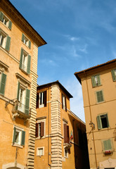 Fototapeta na wymiar italian houses
