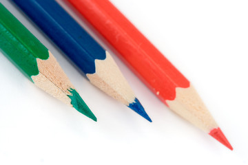three pencils