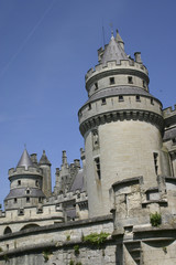 Fototapeta na wymiar chateau de pierrefonds