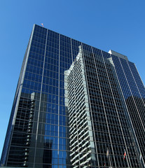 glass office tower