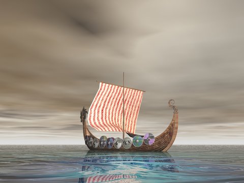 vikings at sea